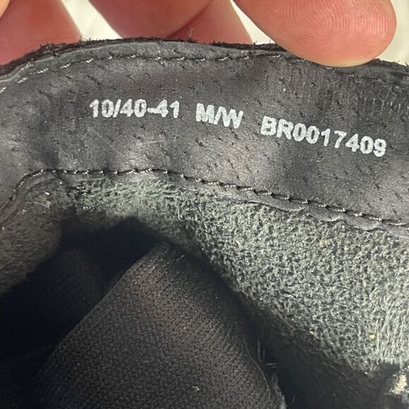 Born Wynter NWOT Black Suede Winter Comfort Booties Sz 10 - Picture 8 of 8